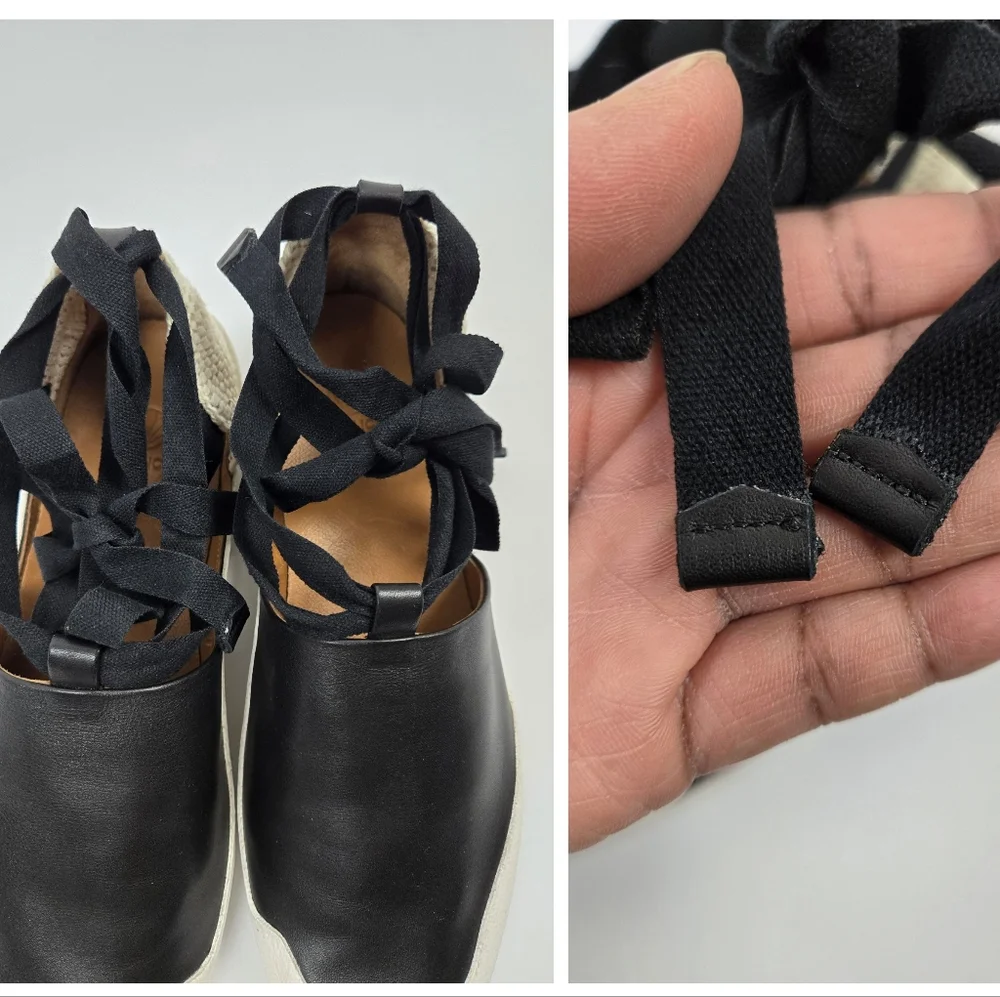 Coclico Kashm Black and White  Lace-up Sneakers